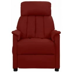 Fauteuil Inclinable électrique Rouge Bordeaux Similicuir VidaXL - Rouge 8 Fauteuil Inclinable électrique Rouge Bordeaux Similicuir VidaXL - Rouge -Pas Cher Fauteuil Magasin 67944029 2