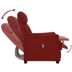 Fauteuil Inclinable électrique Rouge Bordeaux Similicuir VidaXL - Rouge 11 Fauteuil Inclinable électrique Rouge Bordeaux Similicuir VidaXL - Rouge -Pas Cher Fauteuil Magasin 67944029 5