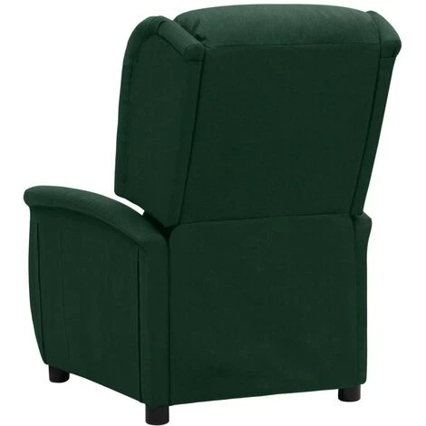 Fauteuil Inclinable électrique Vert Foncé Tissu VidaXL - Vert 7 Fauteuil Inclinable électrique Vert Foncé Tissu VidaXL - Vert – Image 5