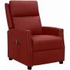 Fauteuil Inclinable électrique Rouge Bordeaux Similicuir VidaXL - Rouge 2 Fauteuil Inclinable électrique Rouge Bordeaux Similicuir VidaXL - Rouge -Pas Cher Fauteuil Magasin 67944037 1