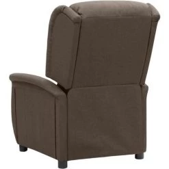 Fauteuil Inclinable électrique Taupe Tissu VidaXL - Taupe -Pas Cher Fauteuil Magasin 67944147 4