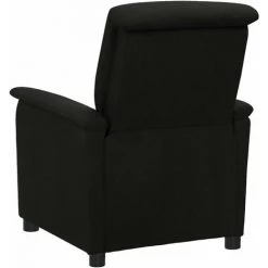 Fauteuil De Massage Inclinable électrique Noir Tissu VidaXL - Noir -Pas Cher Fauteuil Magasin 67944151 4