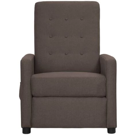 Fauteuil Inclinable électrique Taupe Tissu VidaXL - Taupe 4 Fauteuil Inclinable électrique Taupe Tissu VidaXL - Taupe – Image 2