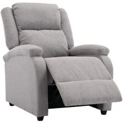 DOC&ET² Fauteuil Inclinable TV Gris Clair Tissu - Gris 10 DOC&ET² Fauteuil Inclinable TV Gris Clair Tissu - Gris -Pas Cher Fauteuil Magasin 68110159 4