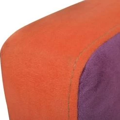 LangRay Meubles Fauteuil Avec Design De Patchwork Cube Tissu -Pas Cher Fauteuil Magasin 68277071 4