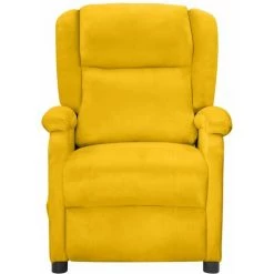 Fauteuil Inclinable électrique Jaune Velours VidaXL - Jaune 8 Fauteuil Inclinable électrique Jaune Velours VidaXL - Jaune -Pas Cher Fauteuil Magasin 68304201 2