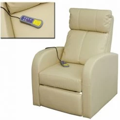 HELLOSHOP26 Fauteuil De Massage Confort Relaxant Massage Chauffage Massant Détente Beige - Beige 9 HELLOSHOP26 Fauteuil De Massage Confort Relaxant Massage Chauffage Massant Détente Beige - Beige -Pas Cher Fauteuil Magasin 725783 4