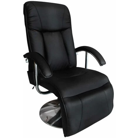 HELLOSHOP26 Fauteuil De Massage Confort Relaxant Massage Massant Détente Noir - Noir 3 HELLOSHOP26 Fauteuil De Massage Confort Relaxant Massage Massant Détente Noir - Noir