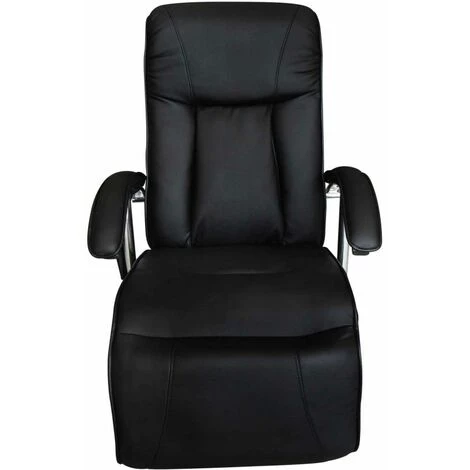 HELLOSHOP26 Fauteuil De Massage Confort Relaxant Massage Massant Détente Noir - Noir 5 HELLOSHOP26 Fauteuil De Massage Confort Relaxant Massage Massant Détente Noir - Noir – Image 3