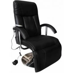HELLOSHOP26 Fauteuil De Massage Confort Relaxant Massage Massant Détente Noir - Noir 10 HELLOSHOP26 Fauteuil De Massage Confort Relaxant Massage Massant Détente Noir - Noir -Pas Cher Fauteuil Magasin 725786 4