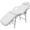 VidaXL Fauteuil De Massage Pour Traitement Facial Simili-cuir Blanc - Blanc -Pas Cher Fauteuil Magasin 731640 1