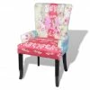 VidaXL Fauteuil En Style Français Avec Design De Patchwork Tissu - Multicolore -Pas Cher Fauteuil Magasin 733228 1