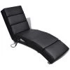 Chaise Longue De Massage Similicuir Noir VidaXL -Pas Cher Fauteuil Magasin 733450 1