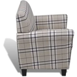 Fauteuil Avec Coussin Tissu Crème VidaXL 10 Fauteuil Avec Coussin Tissu Crème VidaXL -Pas Cher Fauteuil Magasin 733458 4