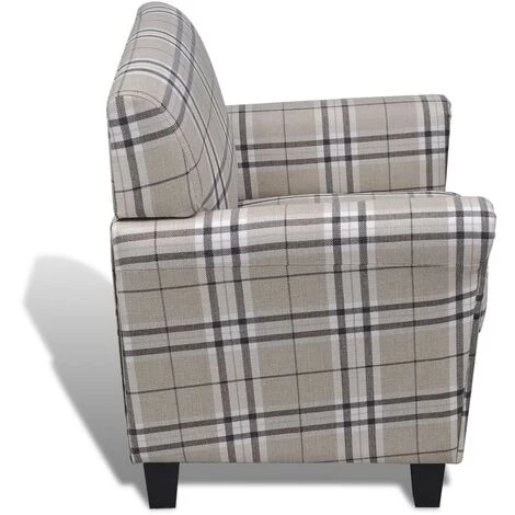 Fauteuil Avec Coussin Tissu Crème VidaXL 6 Fauteuil Avec Coussin Tissu Crème VidaXL – Image 4