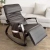 Fauteuil à Bascule Berçante Relax Avec Pochette Latérale Amovible FST20-BR SoBuy®