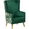 BELIANI Bergère Verte Motif Jungle - Vert