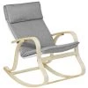 Rocking Chair, Fauteuil à Bascule, Fauteuil Relax, Bouleau Flexible -Gris FST15-DG SoBuy® 1 Rocking Chair, Fauteuil à Bascule, Fauteuil Relax, Bouleau Flexible -Gris FST15-DG SoBuy® -Pas Cher Fauteuil Magasin 8466805 1