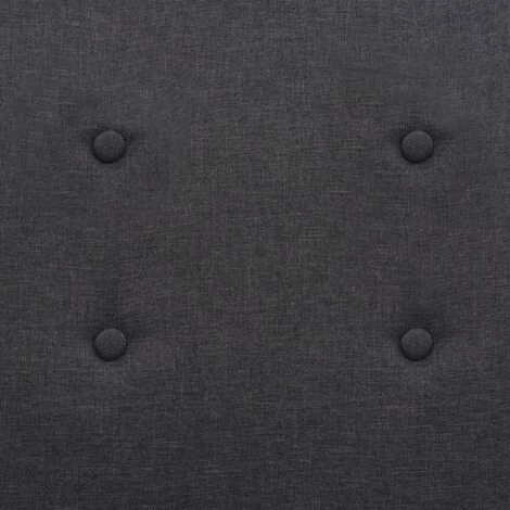 Fauteuil Acier Et Tissu Gris Foncé VidaXL 7 Fauteuil Acier Et Tissu Gris Foncé VidaXL – Image 5