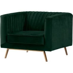 RENDEZ VOUS DéCO Fauteuil Gatsby En Velours Vert Foncé - Vert 9 RENDEZ VOUS DéCO Fauteuil Gatsby En Velours Vert Foncé - Vert -Pas Cher Fauteuil Magasin 8651796 3