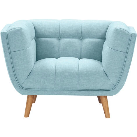 RENDEZ VOUS DéCO Fauteuil Carmen Capitonné Bleu Clair - Bleu 3 RENDEZ VOUS DéCO Fauteuil Carmen Capitonné Bleu Clair - Bleu