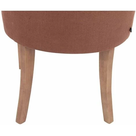 DéCOSHOP26 Chaise De Salle à Manger Bureau Ou Coiffeuse Capitonné En Tissu Marron - Marron 7 DéCOSHOP26 Chaise De Salle à Manger Bureau Ou Coiffeuse Capitonné En Tissu Marron - Marron – Image 5
