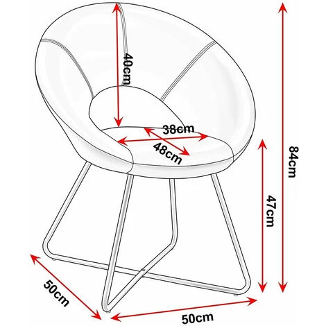 DéCOSHOP26 Fauteuil Chaise Lounge Design En Velours Crème Pieds En Métal - Crèmem 5 DéCOSHOP26 Fauteuil Chaise Lounge Design En Velours Crème Pieds En Métal - Crèmem – Image 3